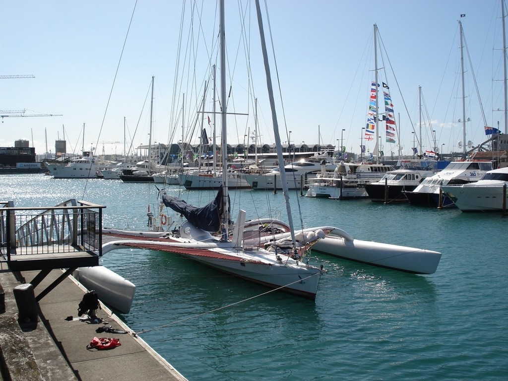 Titi Nui in Viaduct Harbour - 2011 Coastal Classic © Colin Preston